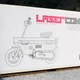 Illustration for article titled Buy The Hell Out Of This Awesome Little Laser-Cut Wooden Honda Motocompo Model